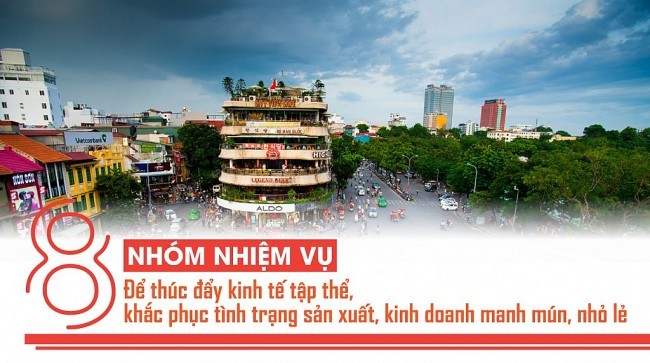 8 nhóm nhiệm vụ, giải pháp thúc đẩy kinh tế tập thể