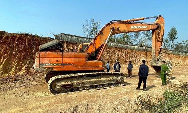 Vĩnh Phúc: Quy trách nhiệm người đứng đầu nếu để xảy ra khai thác khoáng sản trái phép