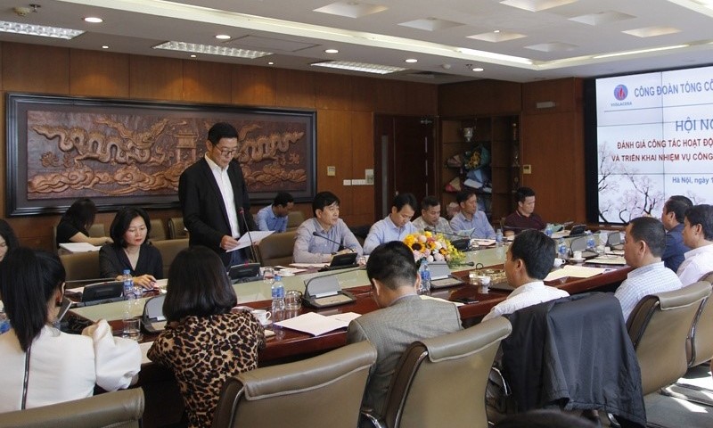 Công đoàn Tổng công ty Viglacera quyết tâm thực hiện thắng lợi nhiệm vụ năm 2023