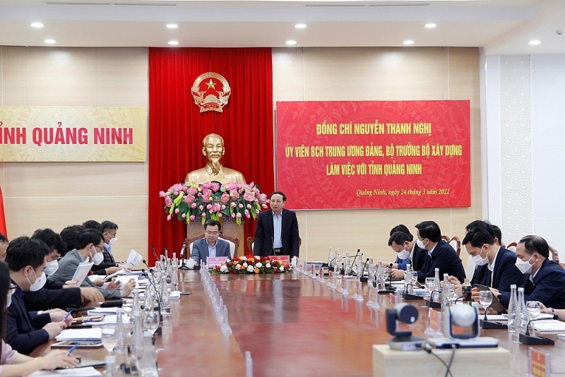 Bộ trưởng Bộ Xây dựng Nguyễn Thanh Nghị làm việc với tỉnh Quảng Ninh