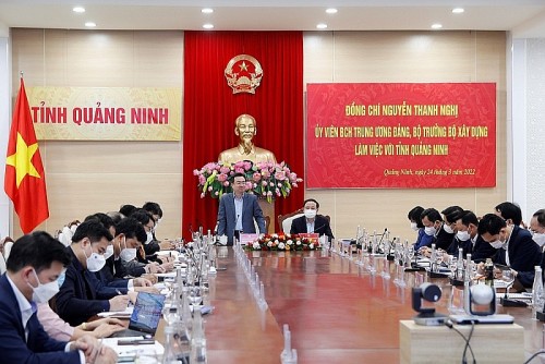 Bộ trưởng Bộ Xây dựng Nguyễn Thanh Nghị làm việc với tỉnh Quảng Ninh