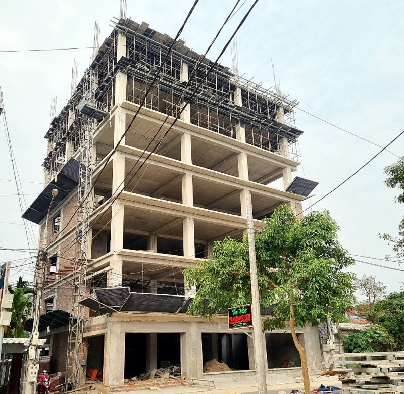 Thái Nguyên: Tòa nhà thương mại xây dựng trên đất nông nghiệp bị yêu cầu khôi phục lại tình trạng ban đầu