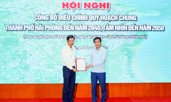 Công bố Điều chỉnh Quy hoạch chung thành phố Hải Phòng đến năm 2040, tầm nhìn đến năm 2050