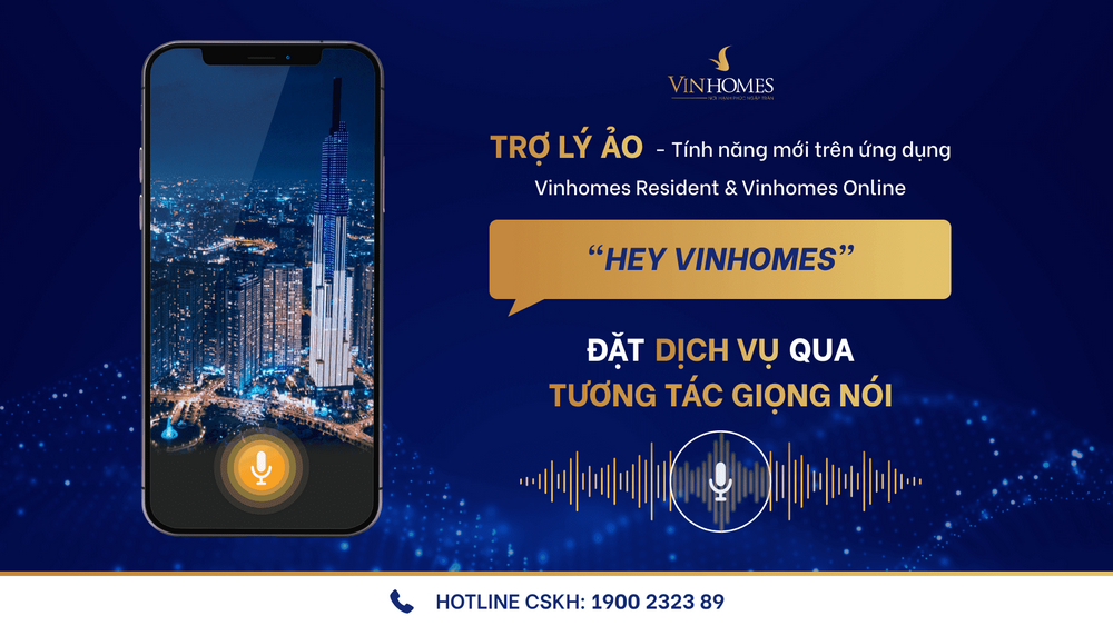 Ra mắt trợ lý ảo trên ứng dụng Vinhomes Resident và Vinhomes Online