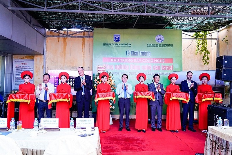 Hải Phòng: Khai trương Khu trưng bày công nghệ nông nghiệp công nghệ cao Israel