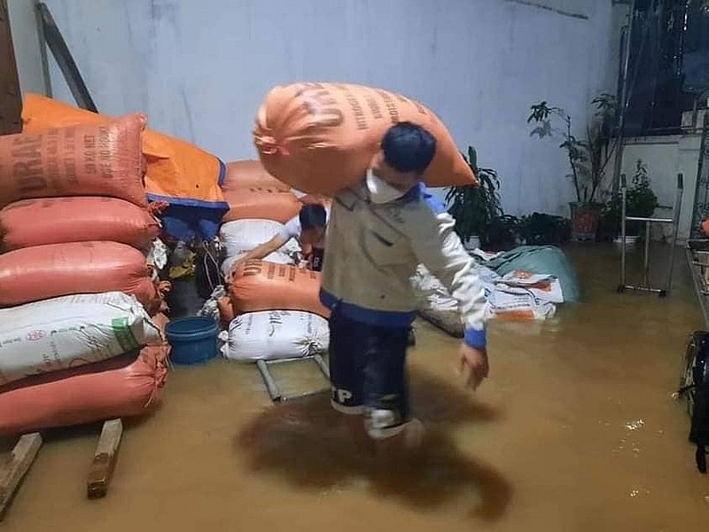 Nghệ An: Mưa lớn trên diện rộng, nhiều địa phương bị ngập sâu