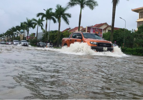 Nghệ An: Mưa lớn trên diện rộng, nhiều địa phương bị ngập sâu