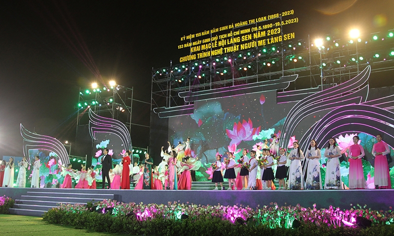 Nghệ An: Khai mạc Lễ hội Làng Sen năm 2023