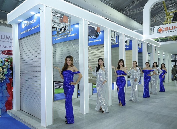 Nhiều sản phẩm vật liệu xây dựng hiện đại được Tập đoàn Austdoor giới thiệu tại triển lãm VietBuild Thành phố Hồ Chí Minh 2022