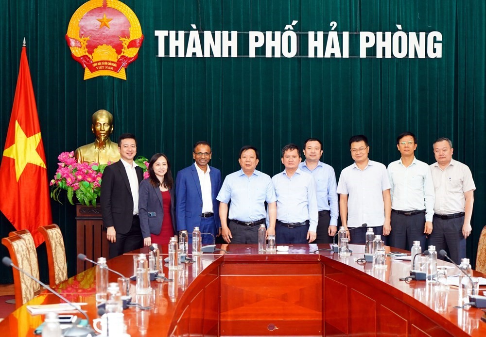 Văn phòng Hạ tầng châu Á tìm hiểu cơ hội đầu tư, hợp tác tại Hải Phòng