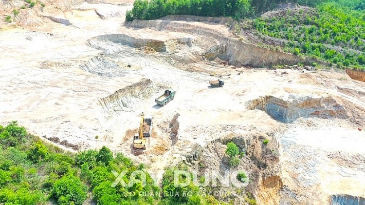 Quảng Ngãi: Kiểm tra toàn diện hoạt động khai thác khoáng sản của Công ty TNHH Lý Tuấn