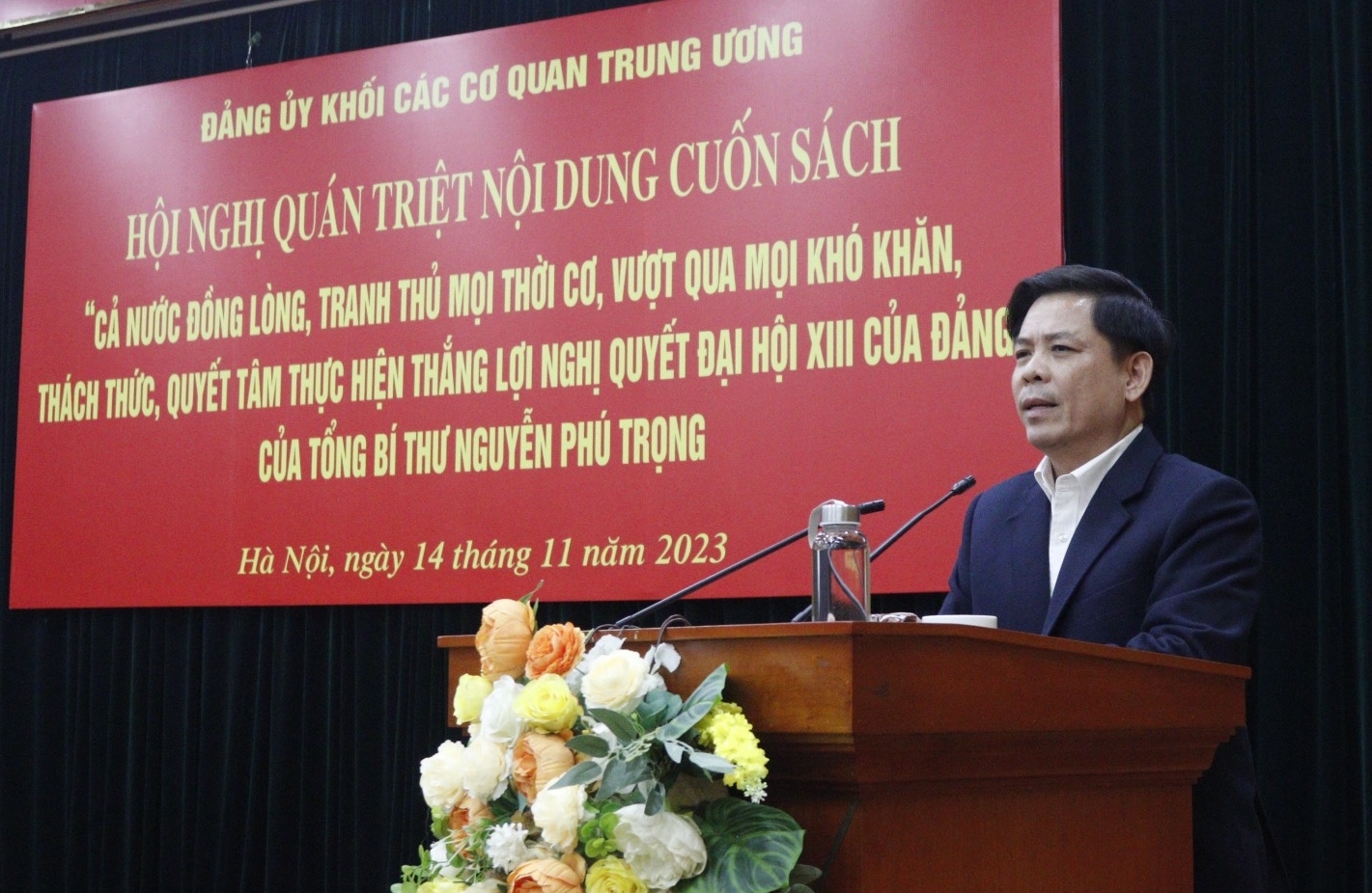Đảng ủy Bộ Xây dựng  quán triệt nội dung cuốn sách của Tổng Bí thư Nguyễn Phú Trọng