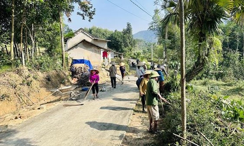 Hương Sơn (Hà Tĩnh): Tập trung xây dựng xã nông thôn mới nâng cao và khu dân cư kiểu mẫu