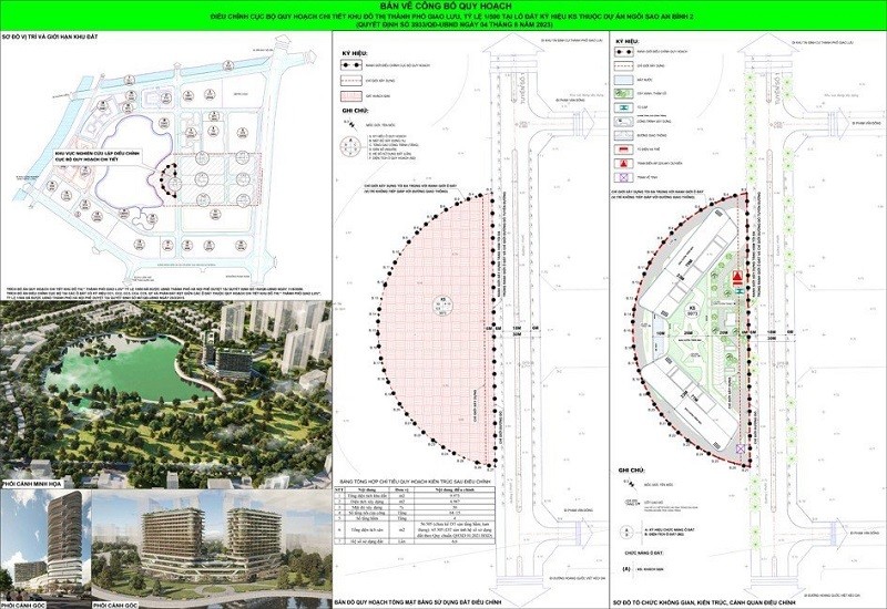 Hà Nội: Điều chỉnh quy hoạch chi tiết Khu đô thị Thành phố Giao lưu