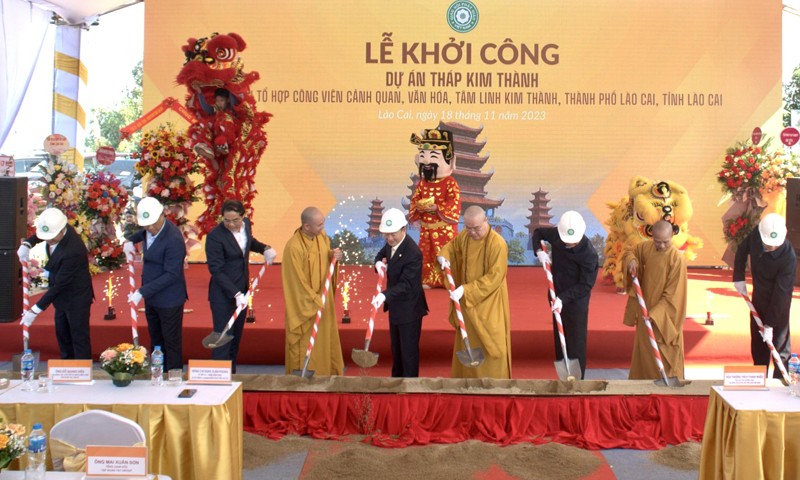 Khởi công xây dựng dự án Tháp Kim Thành tại Lào Cai