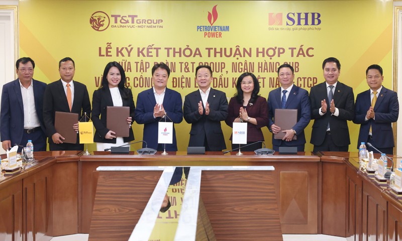 T&T Group, SHB và PV Power ký kết thỏa thuận hợp tác toàn diện