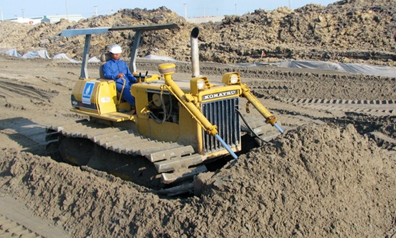 San đất đắp nền đường có phải là khai thác khoáng sản?