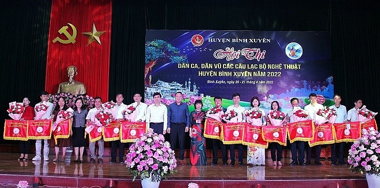 Bình Xuyên (Vĩnh Phúc): Tổ chức hội thi Dân ca, dân vũ các câu lạc bộ nghệ thuật năm 2022