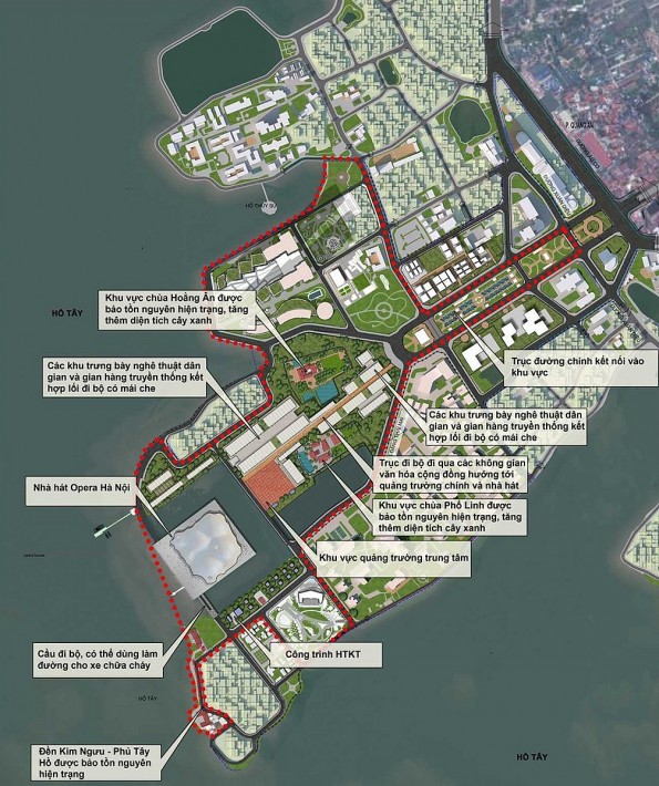 Về quy hoạch chi tiết trung tâm bán đảo Quảng An (Hà Nội): Hội Kiến trúc sư Việt Nam nói gì?