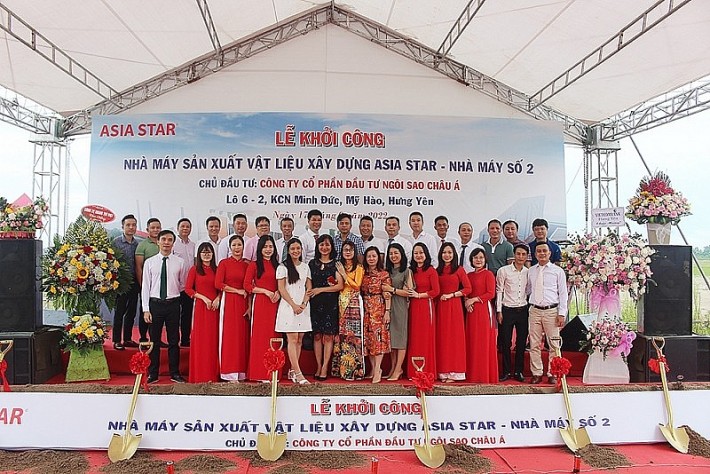 Asia Star: Khởi công xây dựng Nhà máy sản xuất vật liệu xây dựng thứ 2 tại Hưng Yên