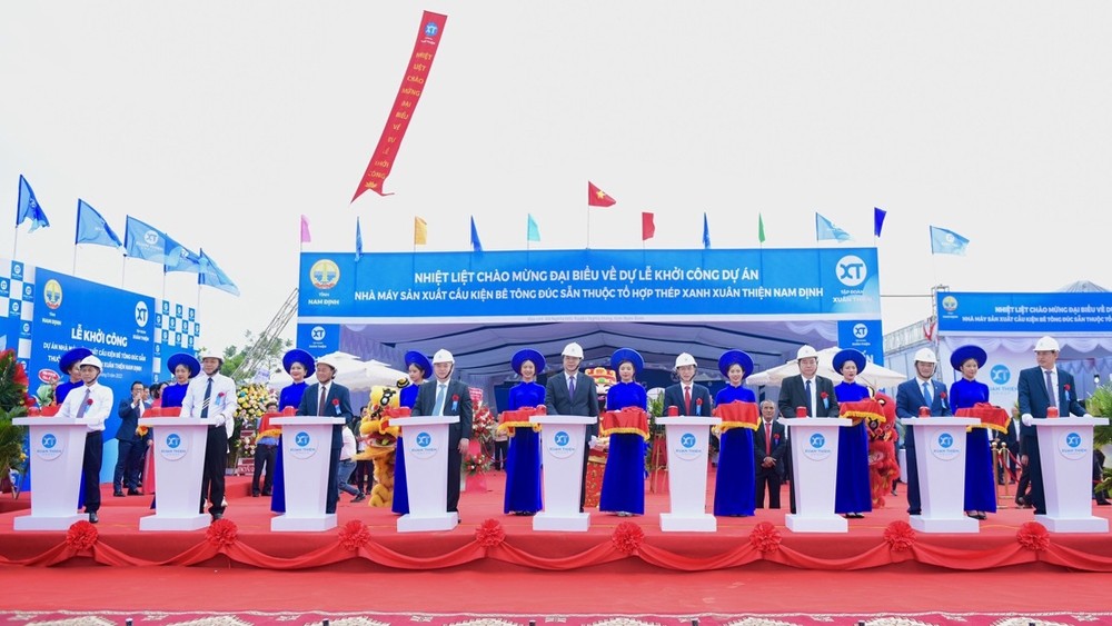 Nam Định: Tập đoàn Xuân Thiện khởi công dự án đầu tiên trong Tổ hợp dự án thép gần 100.000 tỷ đồng